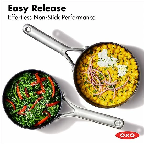 OXO Professional Ceramic Non-Stick 2-pc. Saucepan Set - Image 3