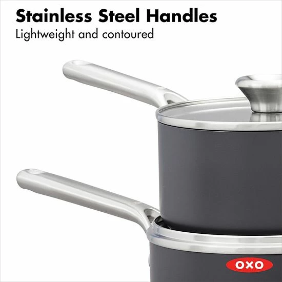 OXO Professional Ceramic Non-Stick 2-pc. Saucepan Set - Image 4