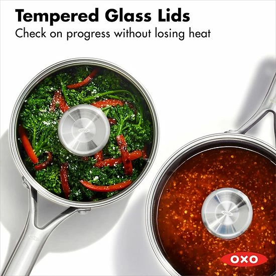 OXO Professional Ceramic Non-Stick 2-pc. Saucepan Set - Image 6