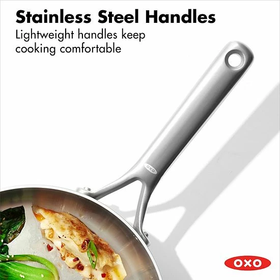 OXO Mira 3-Ply Stainless Steel 3.25-qt. Sauté Pan With Lid - Image 5