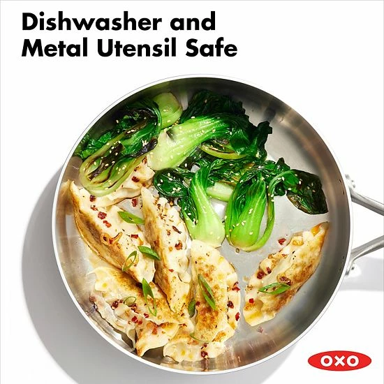 OXO Mira 3-Ply Stainless Steel 3.25-qt. Sauté Pan With Lid - Image 6