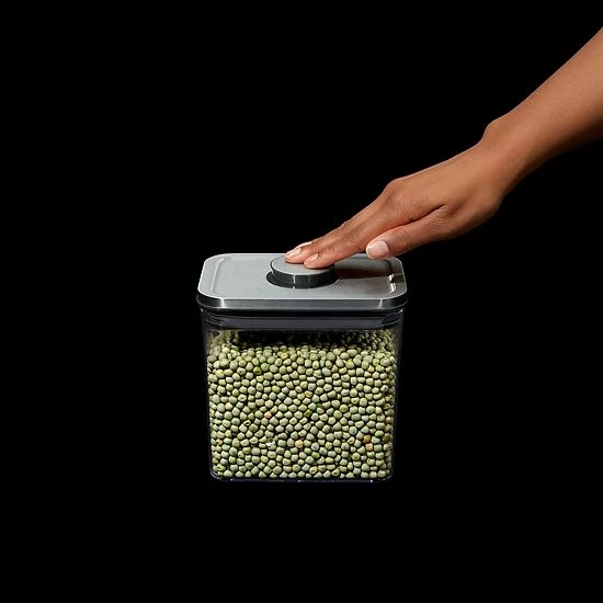 OXO SteeL POP 2.8-qt. Short Square Food Storage Container - Image 2