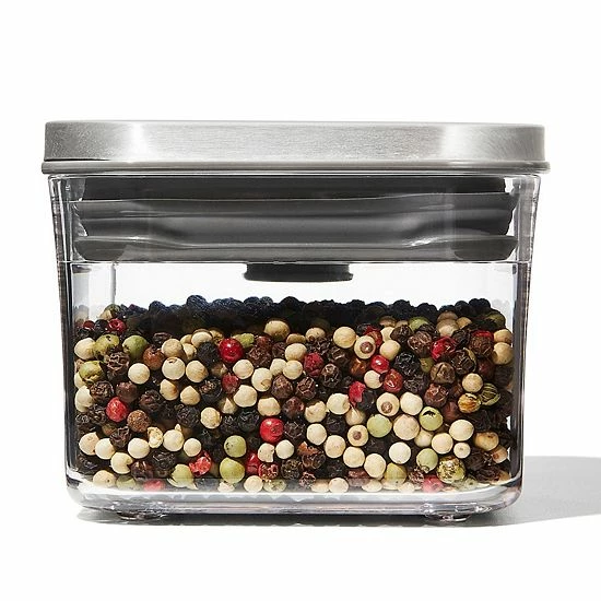 OXO SteeL POP .4-qt. Small Square Food Storage Container - Image 4