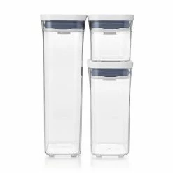 OXO Good Grips POP 3-pc. Slim Rectangle Container Set