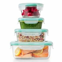 OXO Good Grips Smart Seal 12-piece Glass Food Storage Container Set